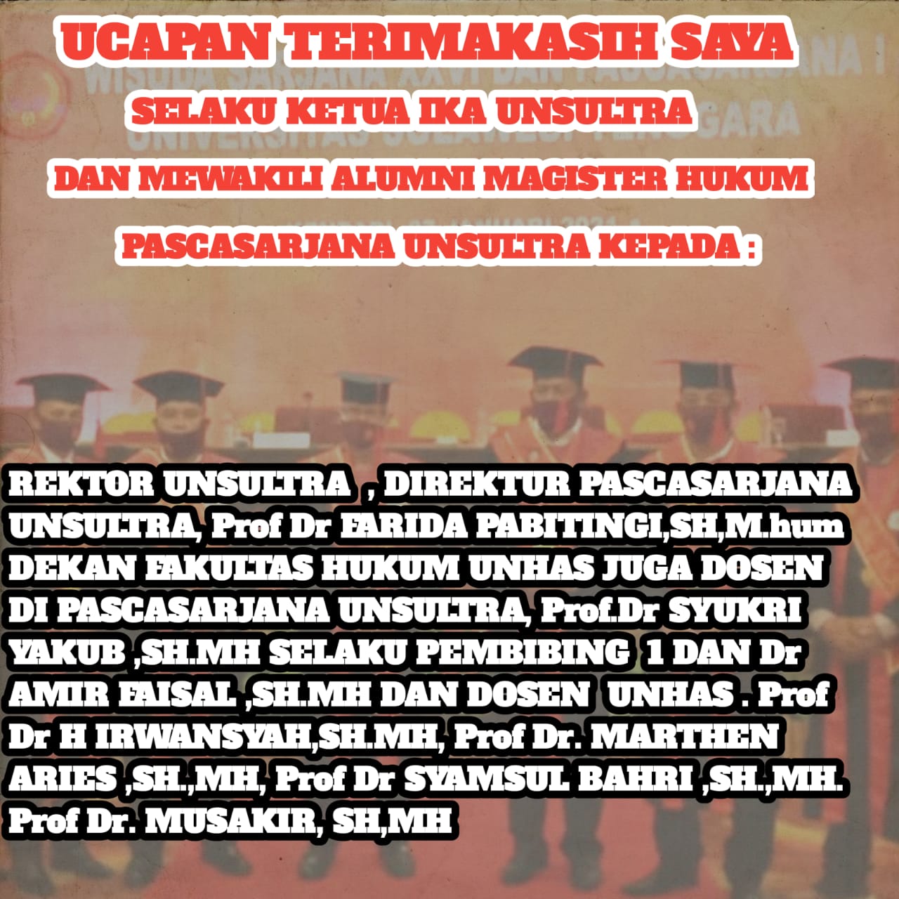 Iklan ucapan terima kasih wagub
