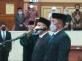 pengangkatan pengganti antar waktu (PAW) dua anggota DPRD, yaitu Asrin dan H Muhtar,