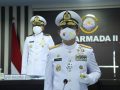 Pangkoarmada II Laksda TNI ING Sudihartawan saat pembukaan dikreg seskoal