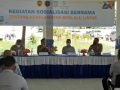 kegiatan sosialisasi bersama tentang keselamatan lalu lintas