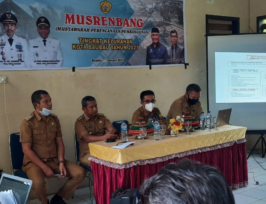 Musrenbang tingkat kelurahan kota Baubau tahun 2021