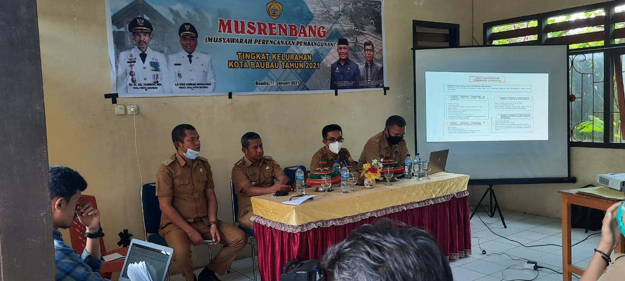 Musrenbang tingkat kelurahan kota Baubau tahun 2021