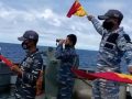 Latihan semaphore prajurit KRI unsur BKO guspurla II