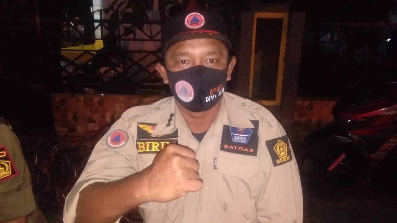 Sekretaris Badan Penanggulan Bencana Daerah (BPBD) Kota Kendari Muhammad Syahbirin