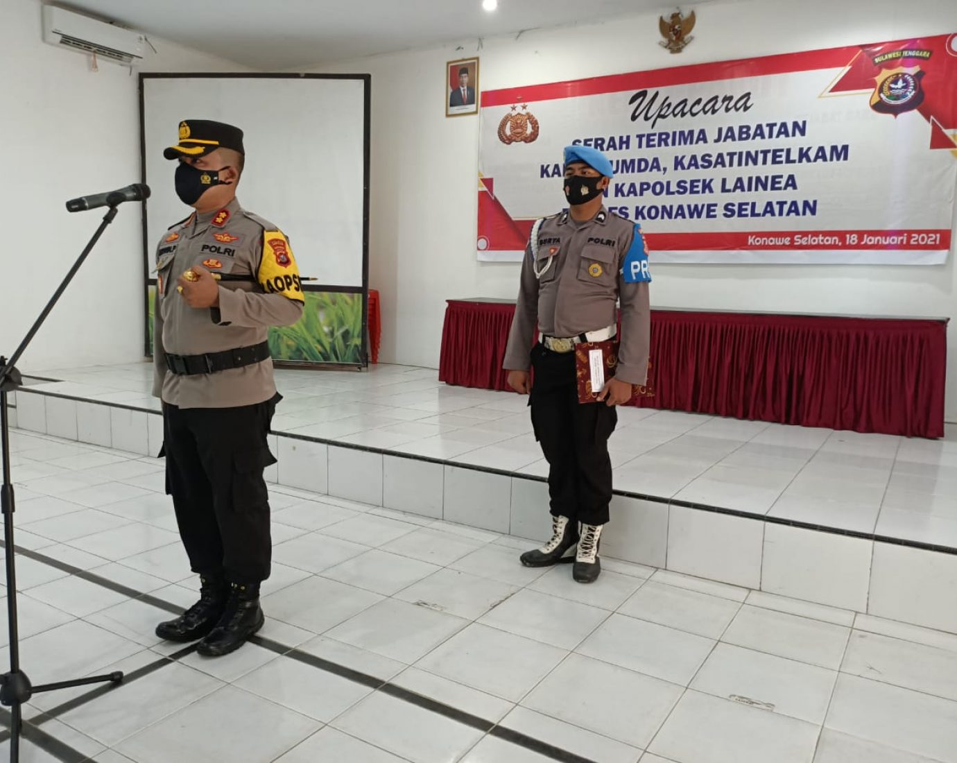 Sertijab Polres Konsel, Ini Daftarnya