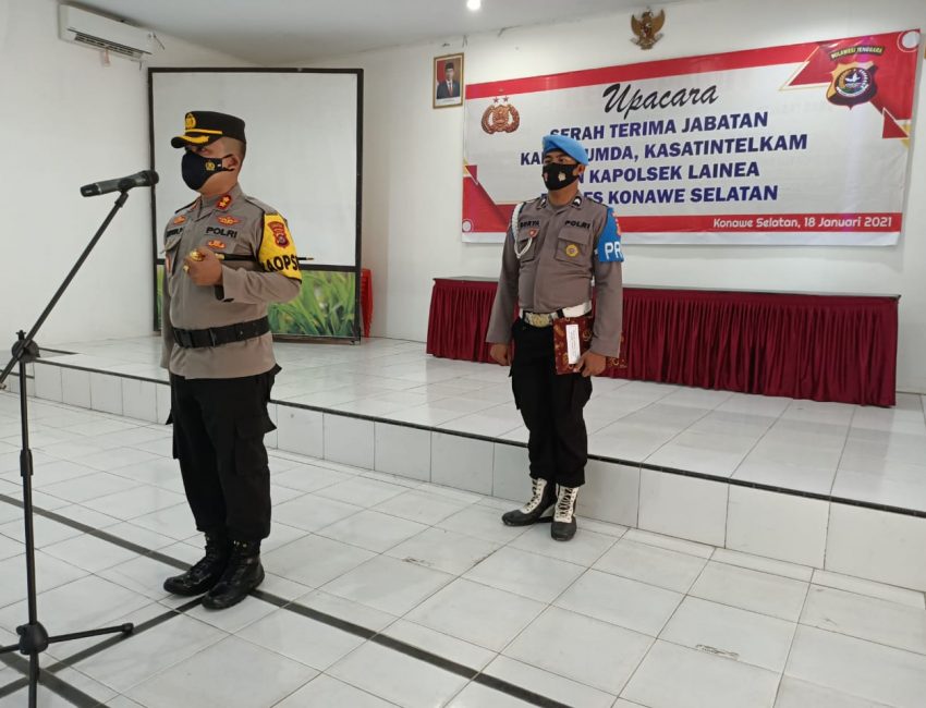 Sertijab Polres Konsel, Ini Daftarnya