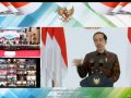 Presiden RI menyaksikan secara virtual penandatanganan kemitraan usaha PMA/PMDN dengan UMKM