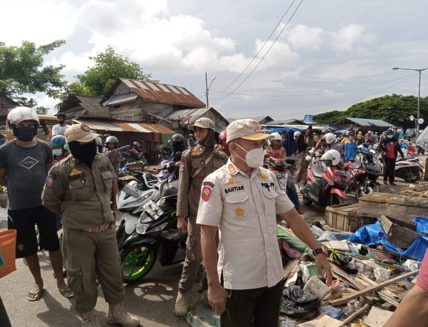 Tertibkan Lapak Ilegal, 130 Personil Sat Pol PP Muna Dikerahkan