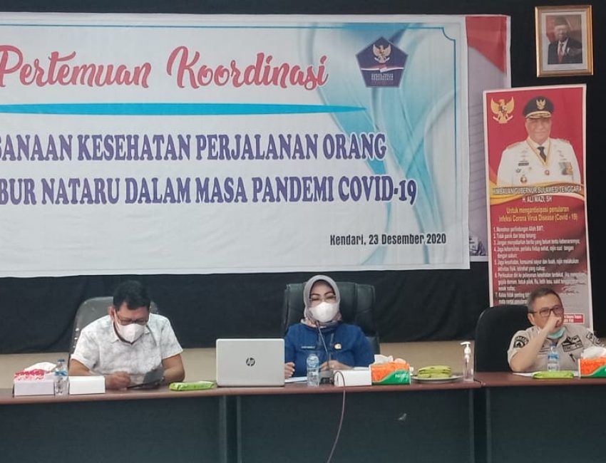 Rapat Evaluasi, Pemprov akan Tingkatkan Sosialisasi Vaksin melalui Kominfo Sultra