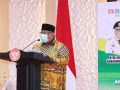 Gubernur Sultra, H. Ali Mazi, SH., saat menyampaikan sambutannya