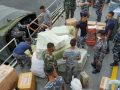 Prajurit KRI Fatahillah Embarkasi bantuan