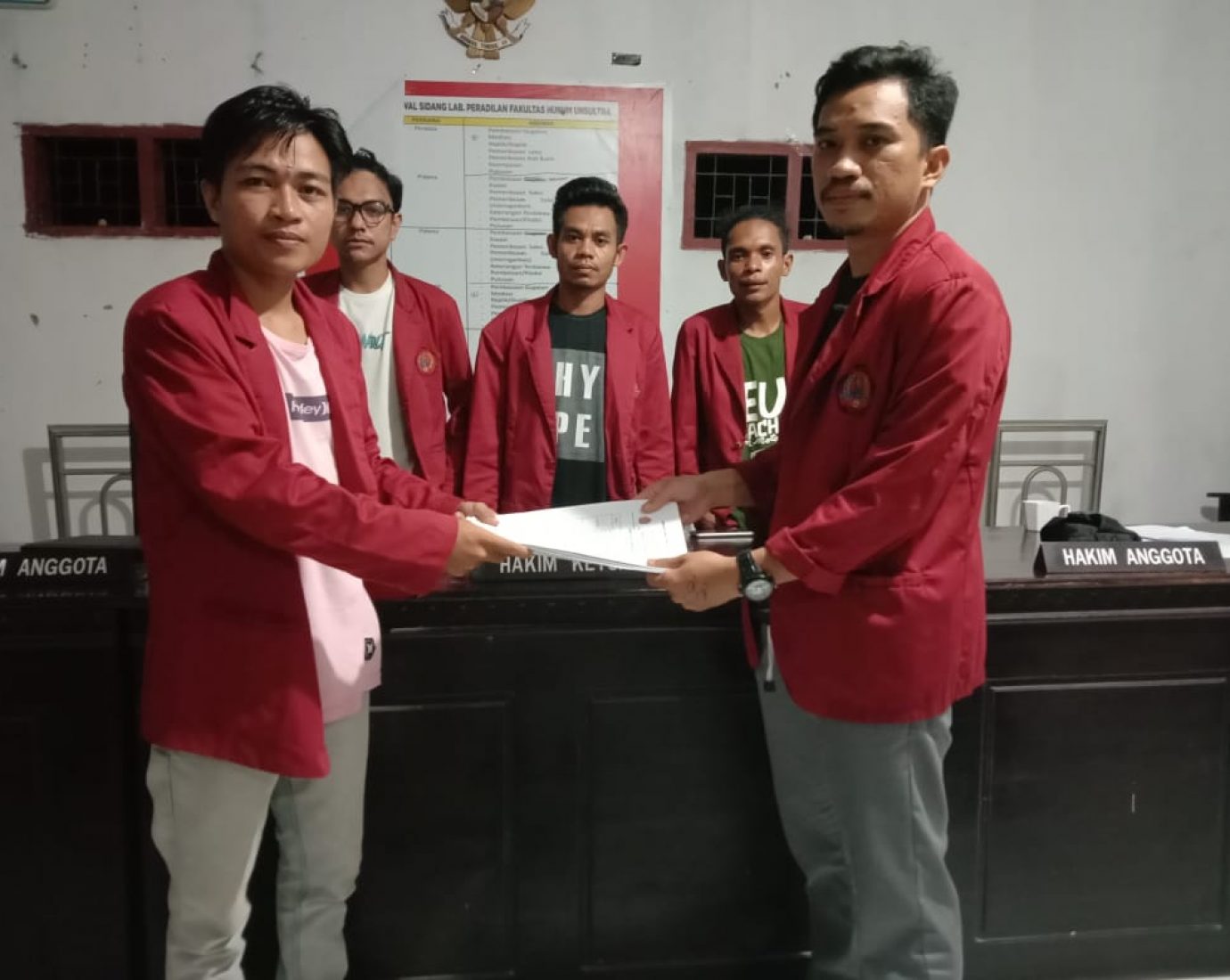 Asgaf Asegaf Terpilih Ketua HMJ Hukum Unsultra 2021-2022