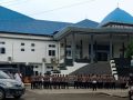 Apel pengaman oleh Polres Kendari di DPRD Sultra