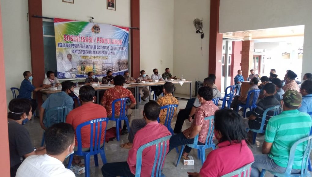 Danramil Pecangaan Hadiri Penyuluhan dan Sosialisasi PTSL Desa Banyu Putih