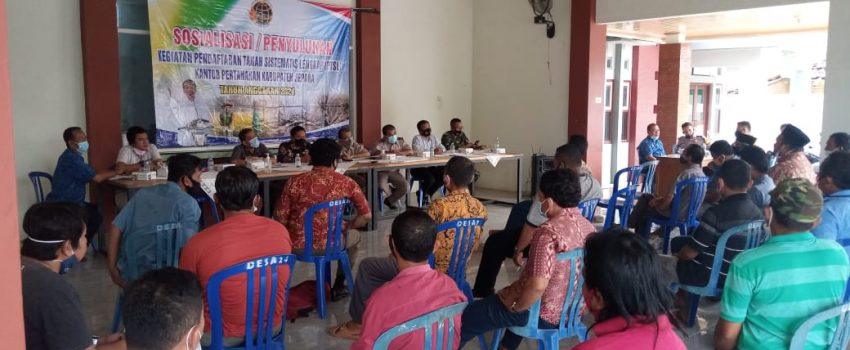 Danramil Pecangaan Hadiri Penyuluhan dan Sosialisasi PTSL Desa Banyu Putih