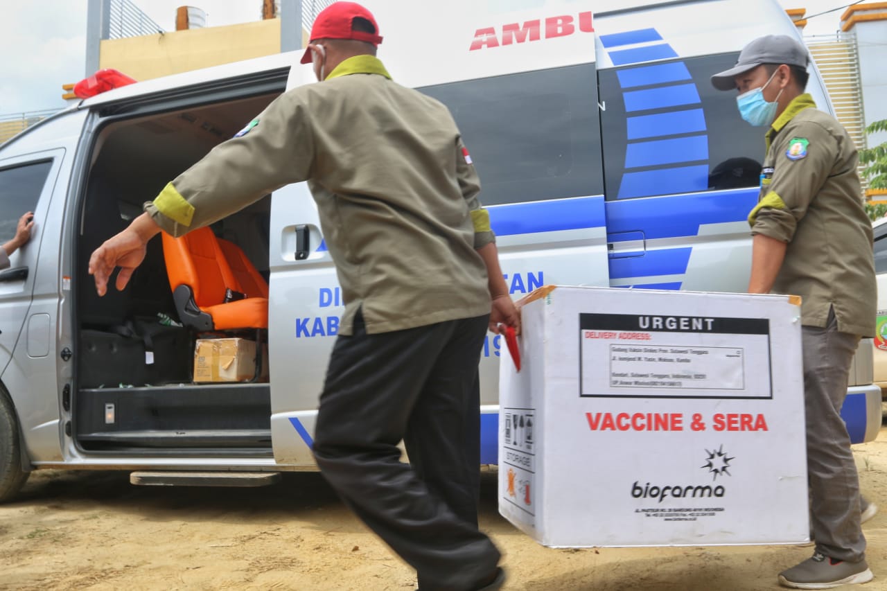 Vaksin Covid-19 siap didistribusikan di tiap Kab/Kota Sultra