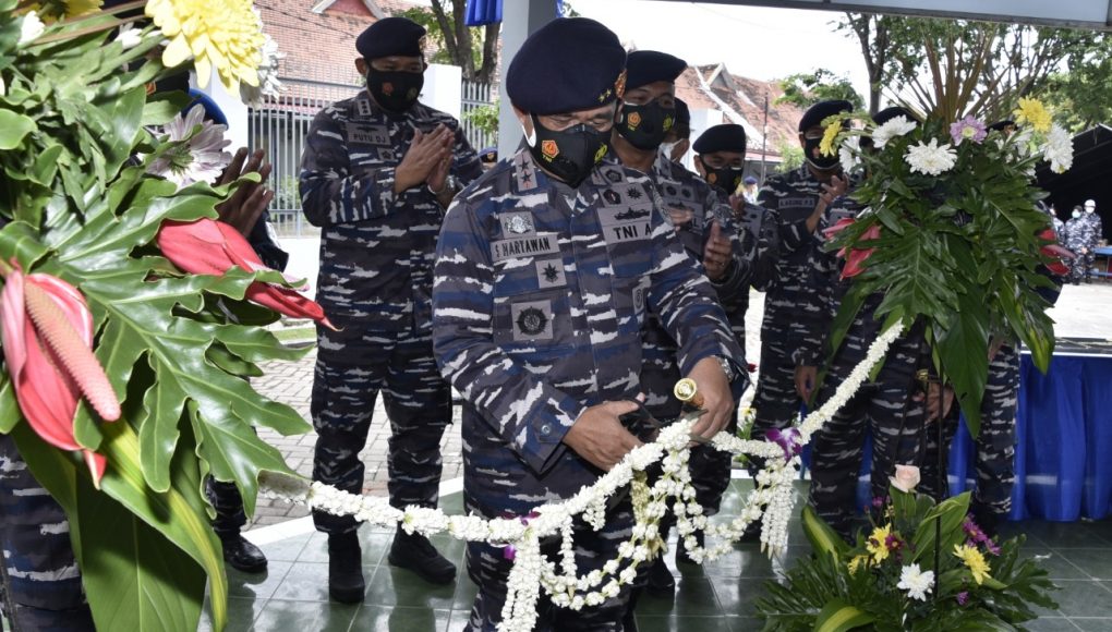 Pangkoarmada II Resmikan Pusat Isolasi Covid-19 dan Kontainer PCR di Koarmada II