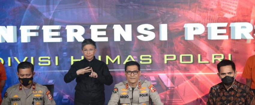 Gelar Konferensi Pers, Mabes Polri Hadirkan Juru Bicara Isyarat