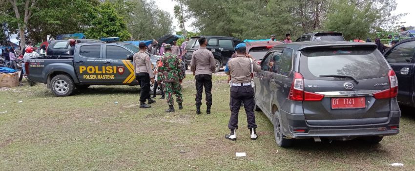 Ciptakan Kamtibmas, TNI/Polri Amankan Pelantikan Kades di Buteng