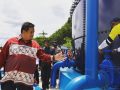 Bupati Muna, LM Rusman Emba meninjau sekaligus meresmikan SPAM di Kontunaga