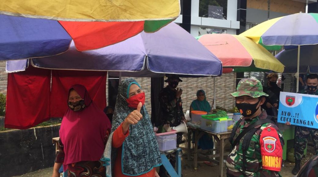 Cegah Penyebaran Covid-19, Prajurit Kodim Kendari Lakukan Hal Ini