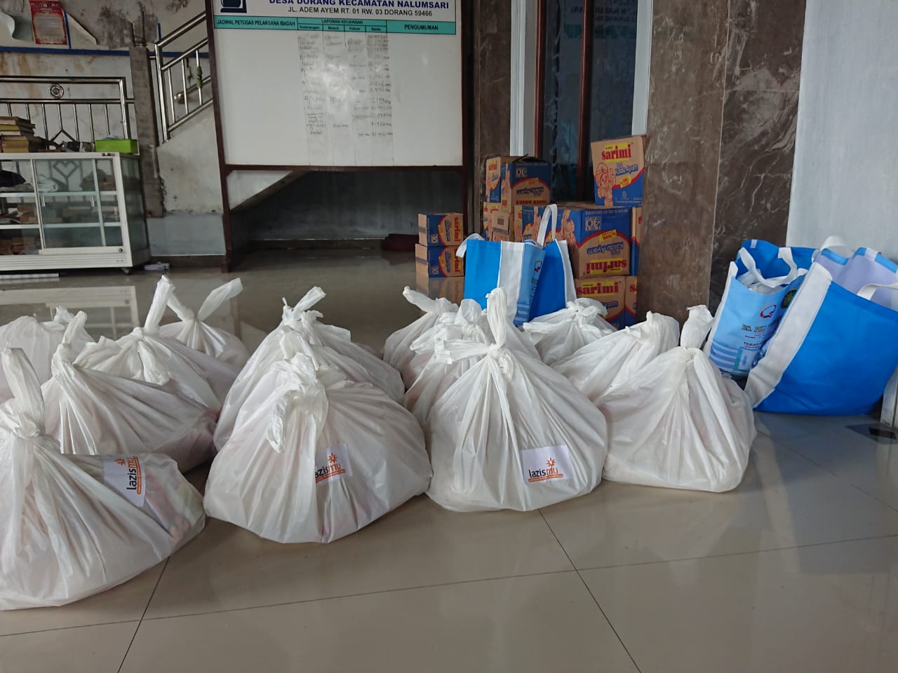 Paket LAZISMU Jepara untuk korban banjir