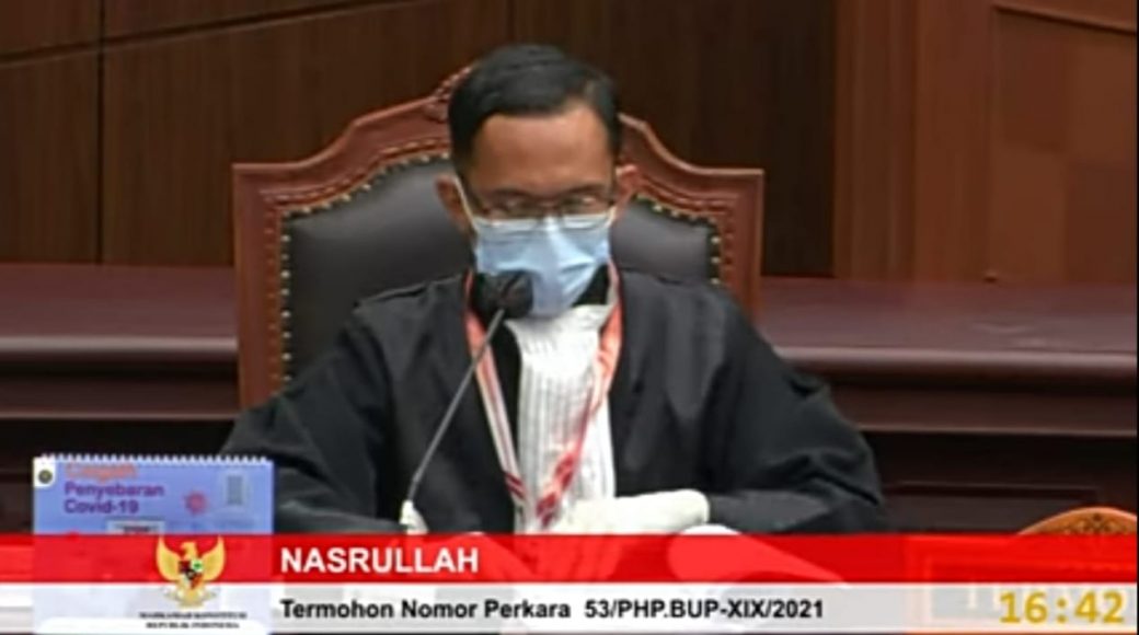 Eksepsi Kuasa Hukum Termohon Pada Sidang MK RI PHP Pilkada Muna 2020