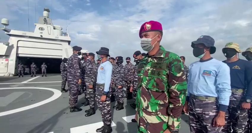 TNI AL Kerahkan KRI I Gusti Ngurah Rai-332 Amankan Perairan Ambalat