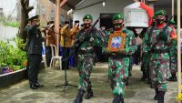 Dandim pimpin pemakaman mayor ( purn) Yohanes Mulyono