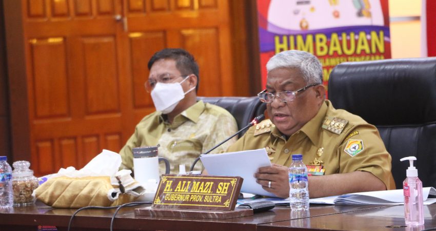 Pimpin Rakor Penanganan Covid-19, Gubernur Minta Partisipasi Stakeholder