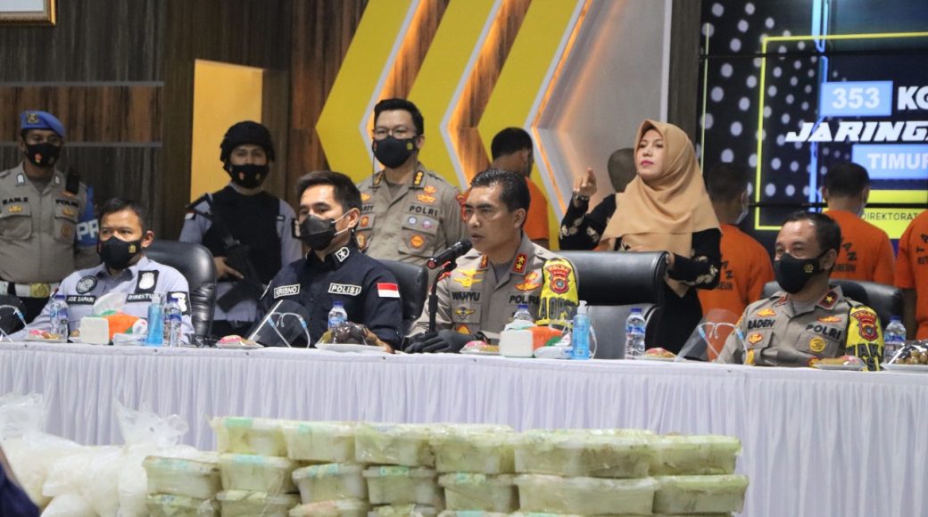 Polda Aceh Ungkap Kasus Narkotika Jaringan Internasional Seberat 353 Kg