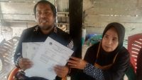 Kuasa Hukum keluarga Hamka Cs, Kanna SH MH, brsama Hasna, Istri Hamka