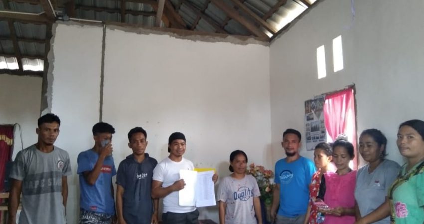Tokoh pemuda dan perangkat desa Saburano