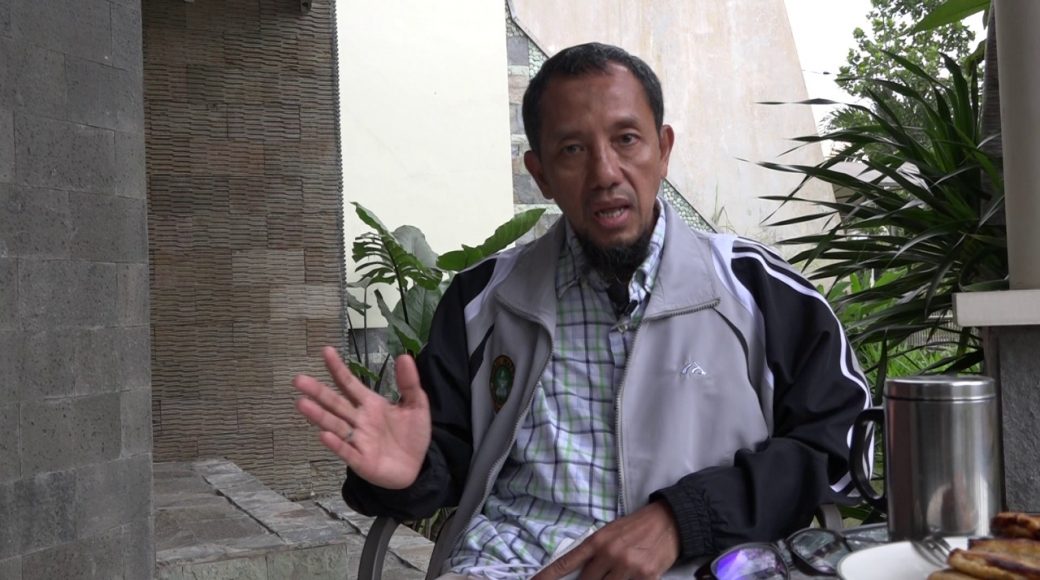 Presiden PSHW Jatim saat jumpa pers