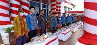 Foto Upacara HUT ke-61 Kabupaten Kolaka yang sangat sederhan