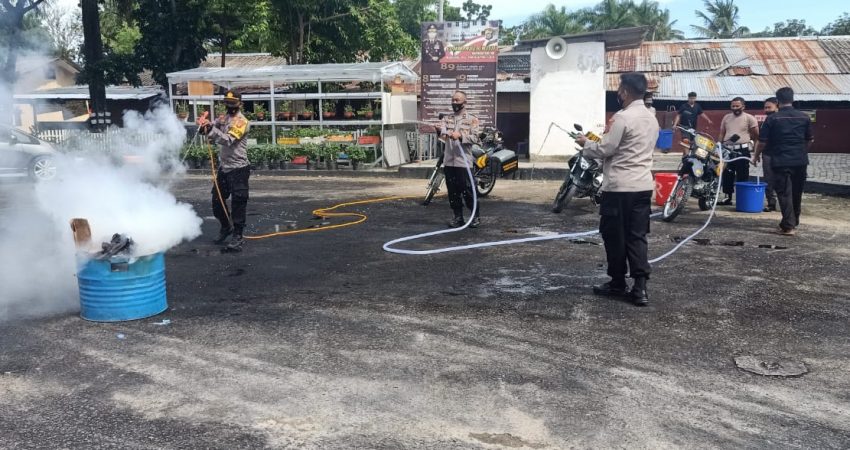 Antisipasi KARHUTLA Polres Kolaka Siapkan Peralatan Khusus