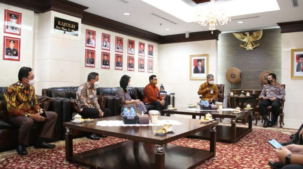Silahtrurahmi Kapolri dan pimpinan Bank BRI