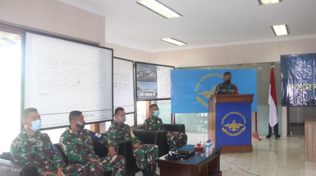 Danpuskopaska Buka Latihan Peperangan Laut Khusus Antar Satkopaska Koarmada
