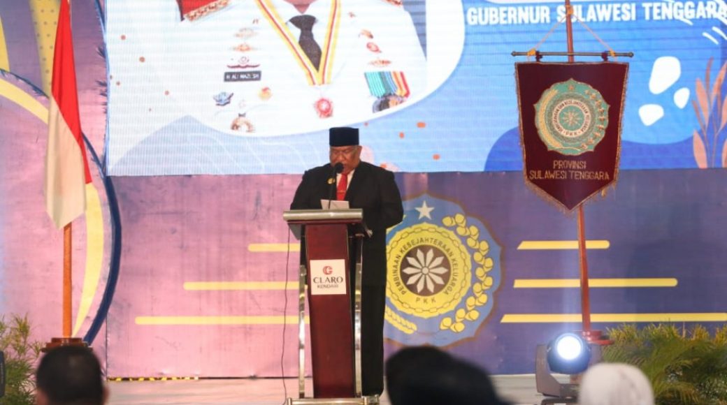 Puncak HKG PKK ke-49, Gubernur Sultra Imbau Optimalkan DD untuk PKK
