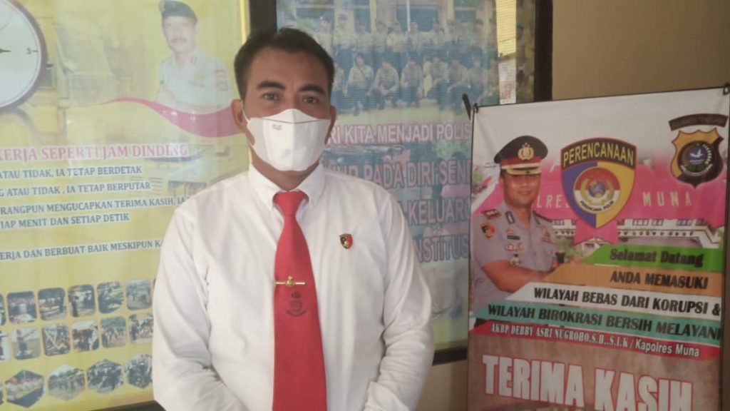Kasat Reskrim Polres Muna, Iptu Hamka