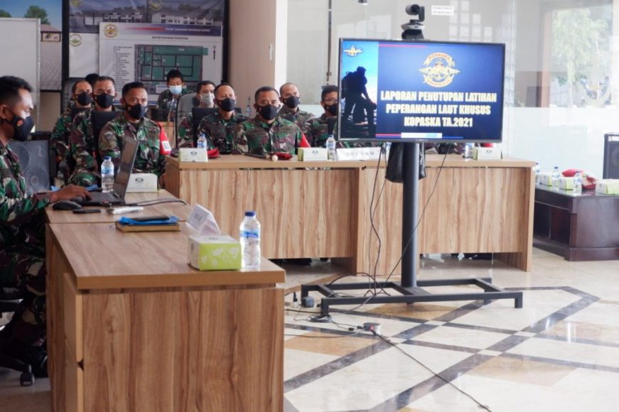 Penutupan latihan peperangan laut khusus secara maya/ vicon