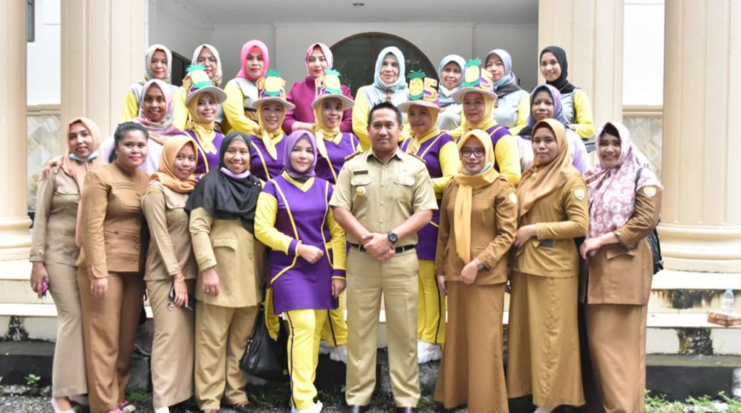 Ikuti Senam PO-5, DWP Sekwan DPRD Baubau Tampil Atraktif dan Mempesona