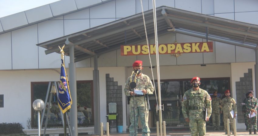 Komandan Puskopaska Pimpin HUT Kopaska di Mako Puskopaska