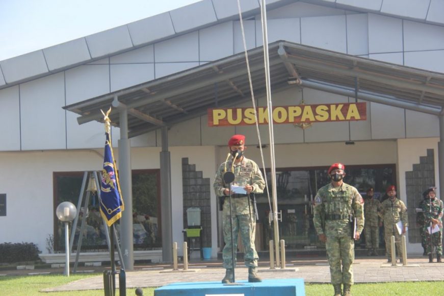 Komandan puskopaska berikan sambutan HUT Kopaska