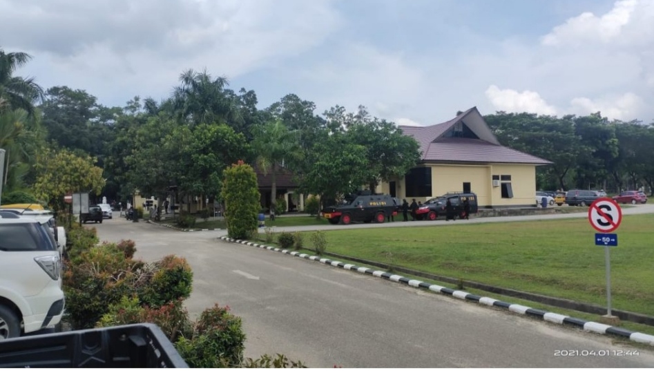 Lingkup kantor Polda Sultra