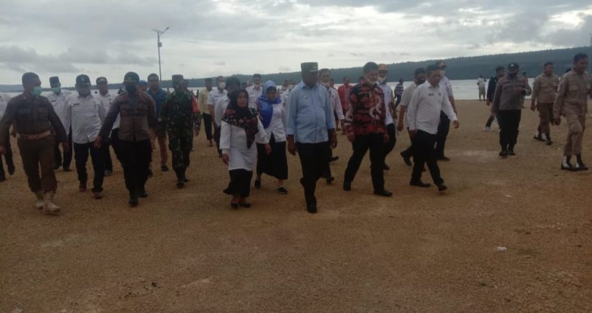 Pembangunan Dermaga Feri Tolandona Mulai Dikerja