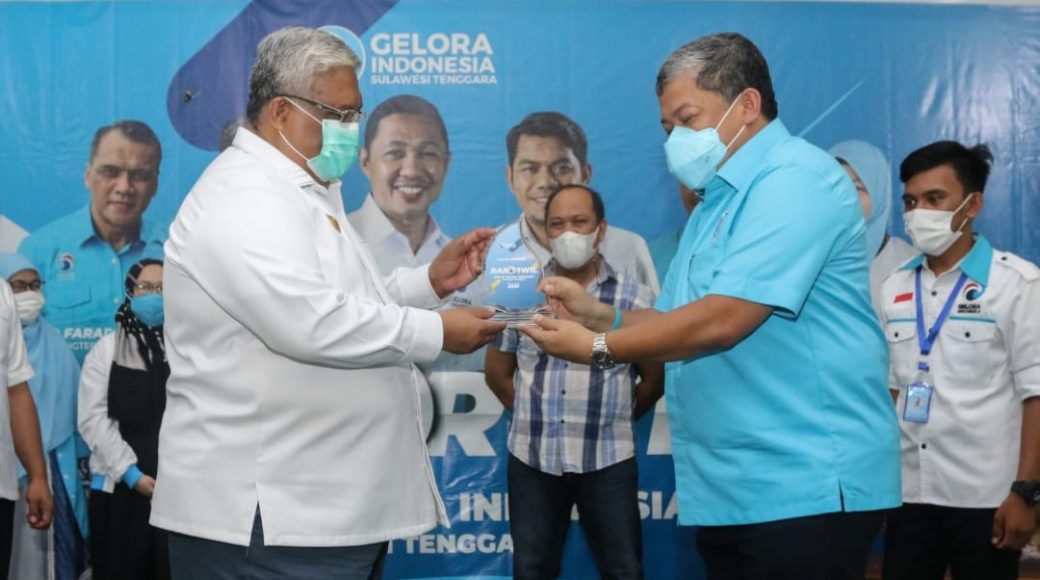 Buka Rakorwil Partai Gelora, Gubernur Paparkan Proyek Strategis Pemprov Sultra