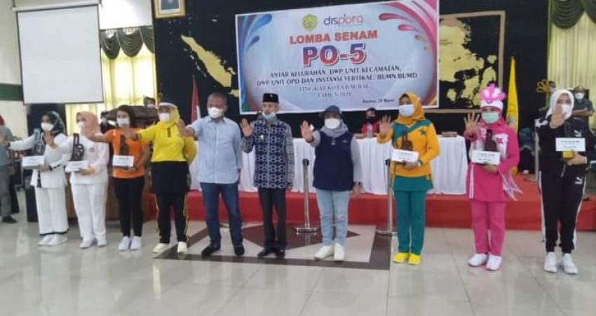 Wali Kota Baubau Bangga Senam PO 5 Dilombakan