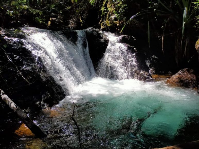 Air terjun pendek, salah satu destinasi wisata Konkep