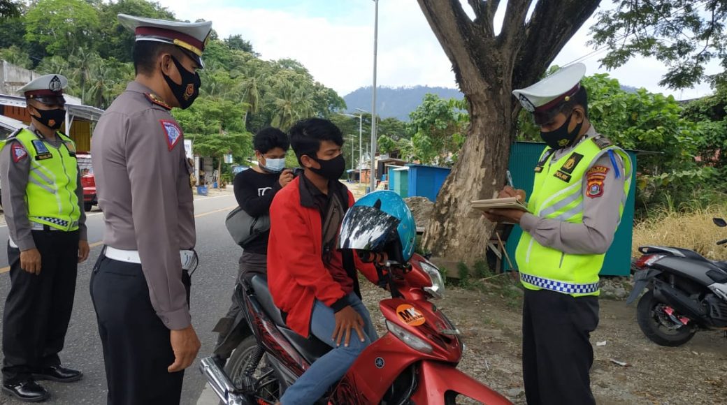 Operasi Keselamatan Anoa 2021, Lantas Kolut Amankan 40 Pelanggar